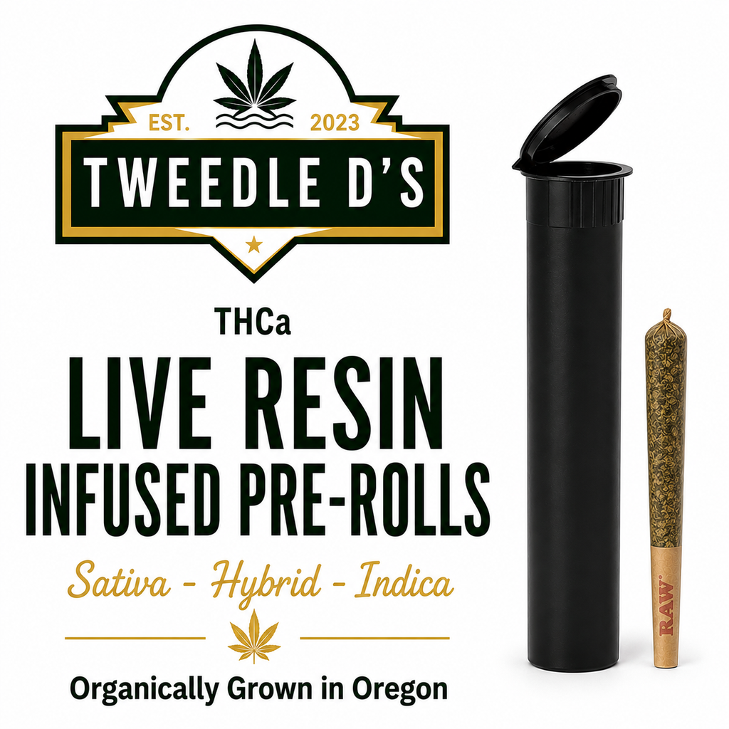 Tweedle D's Live Resin Infused THCa Pre-Rolls