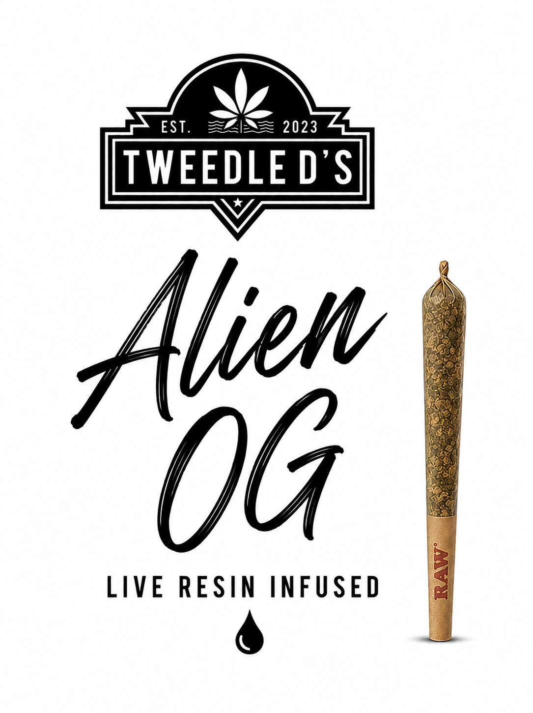 Tweedle D's Live Resin Infused THCa Pre-Rolls