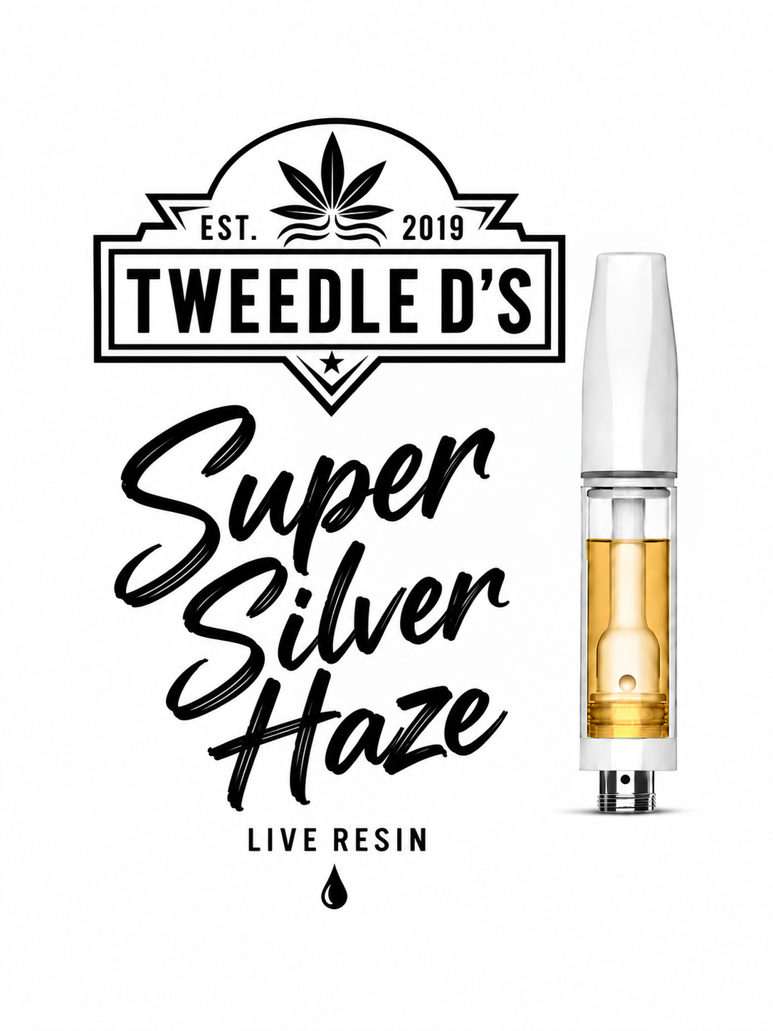 Tweedle D's Live Resin Ceramic Cartridges 1g