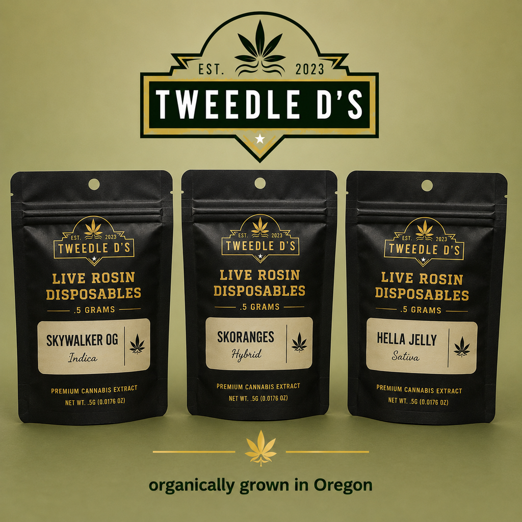 Tweedle D's Live Rosin .5g Disposable Vape