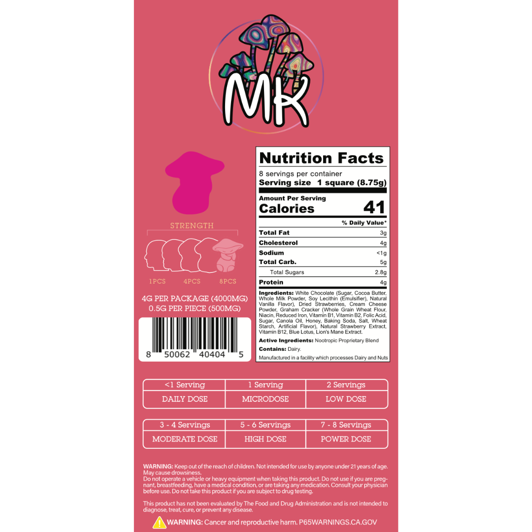 MK Mushrooms Chocolates