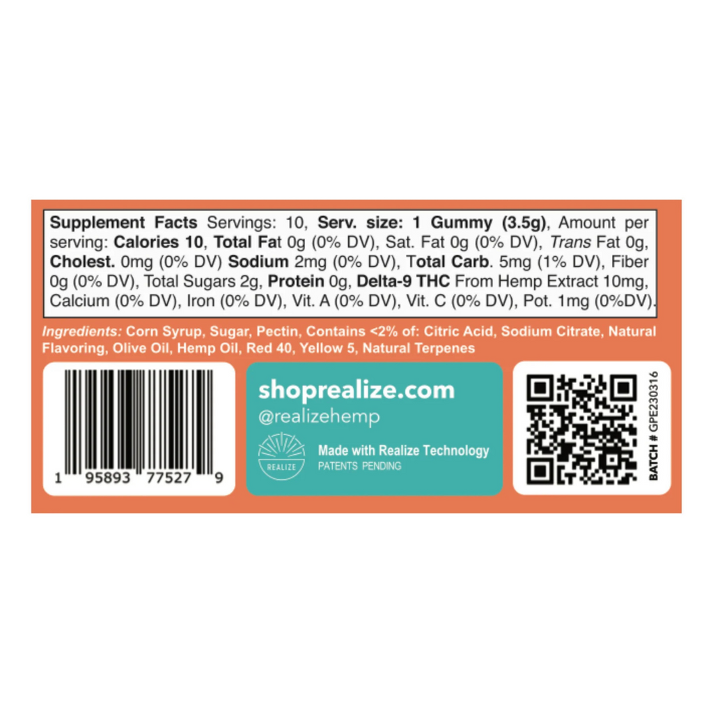 Realize Cannabis Gummies