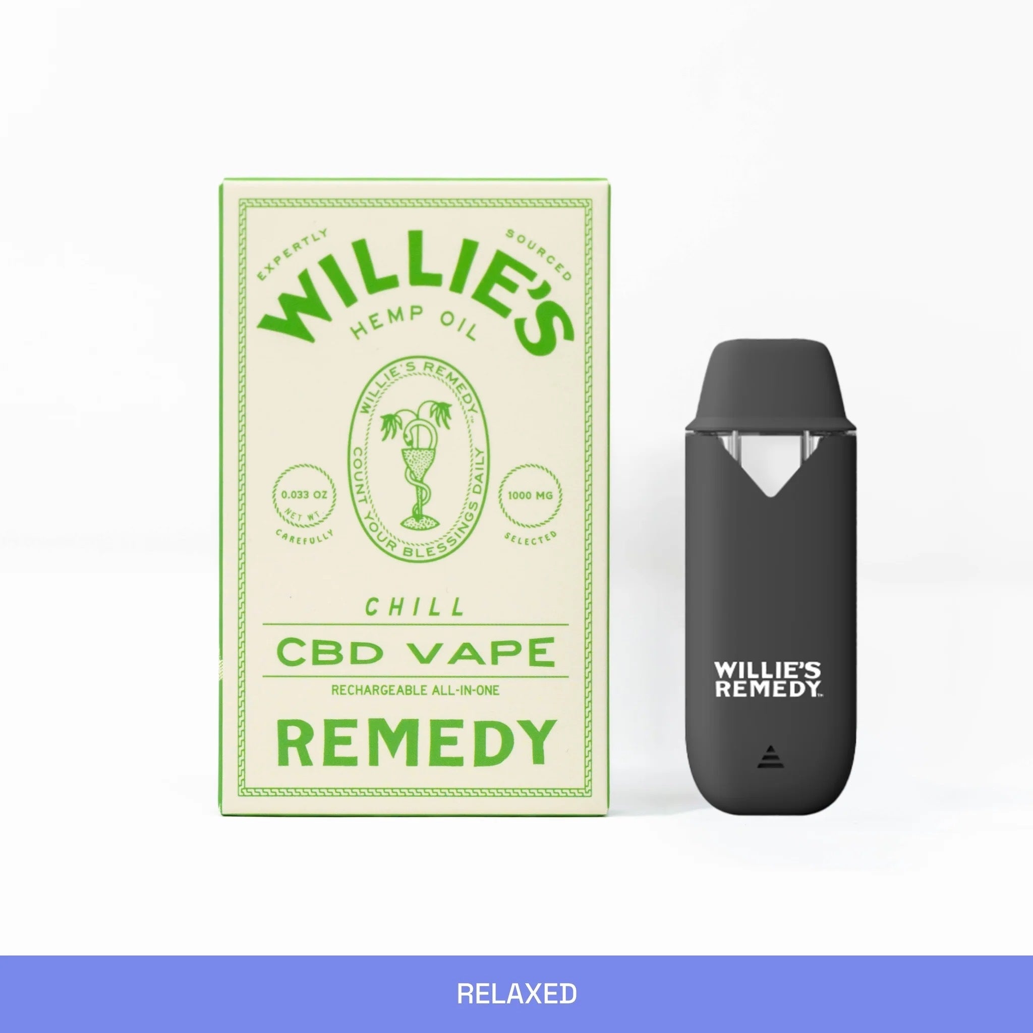 Willie's Remedy CBD Vapes